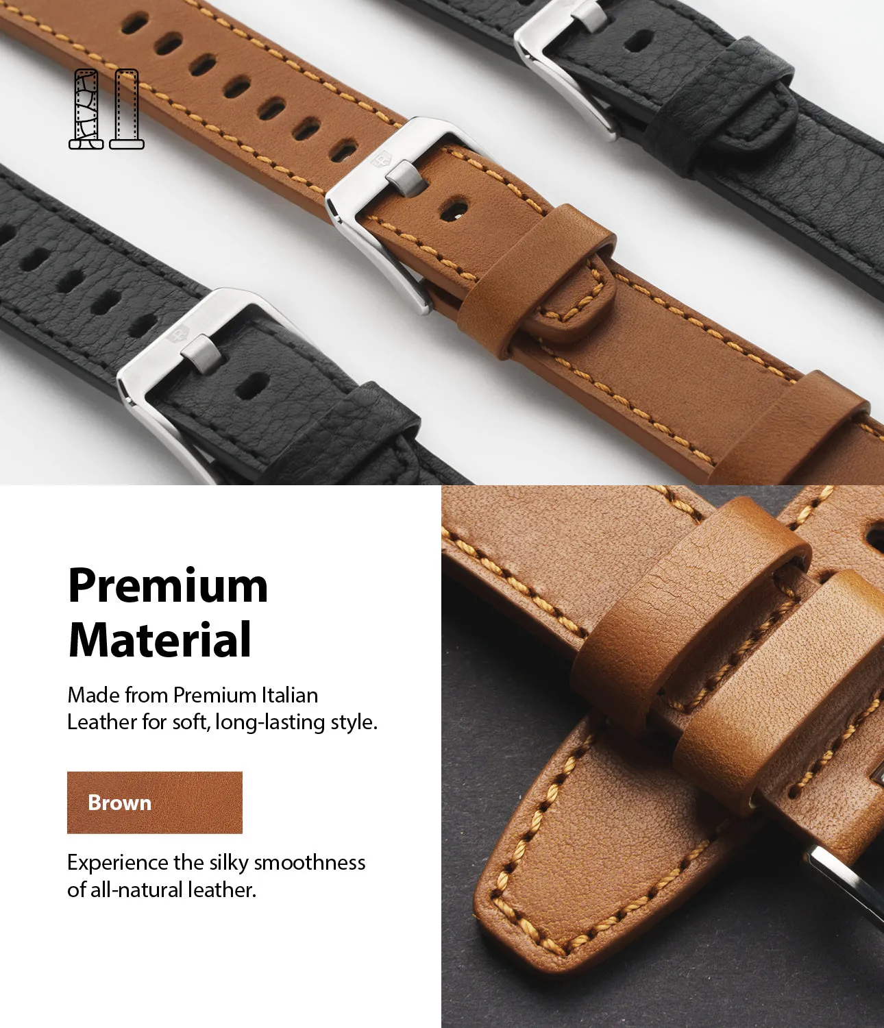 Best-Selling Leather One Classic Band  Last Chance!
