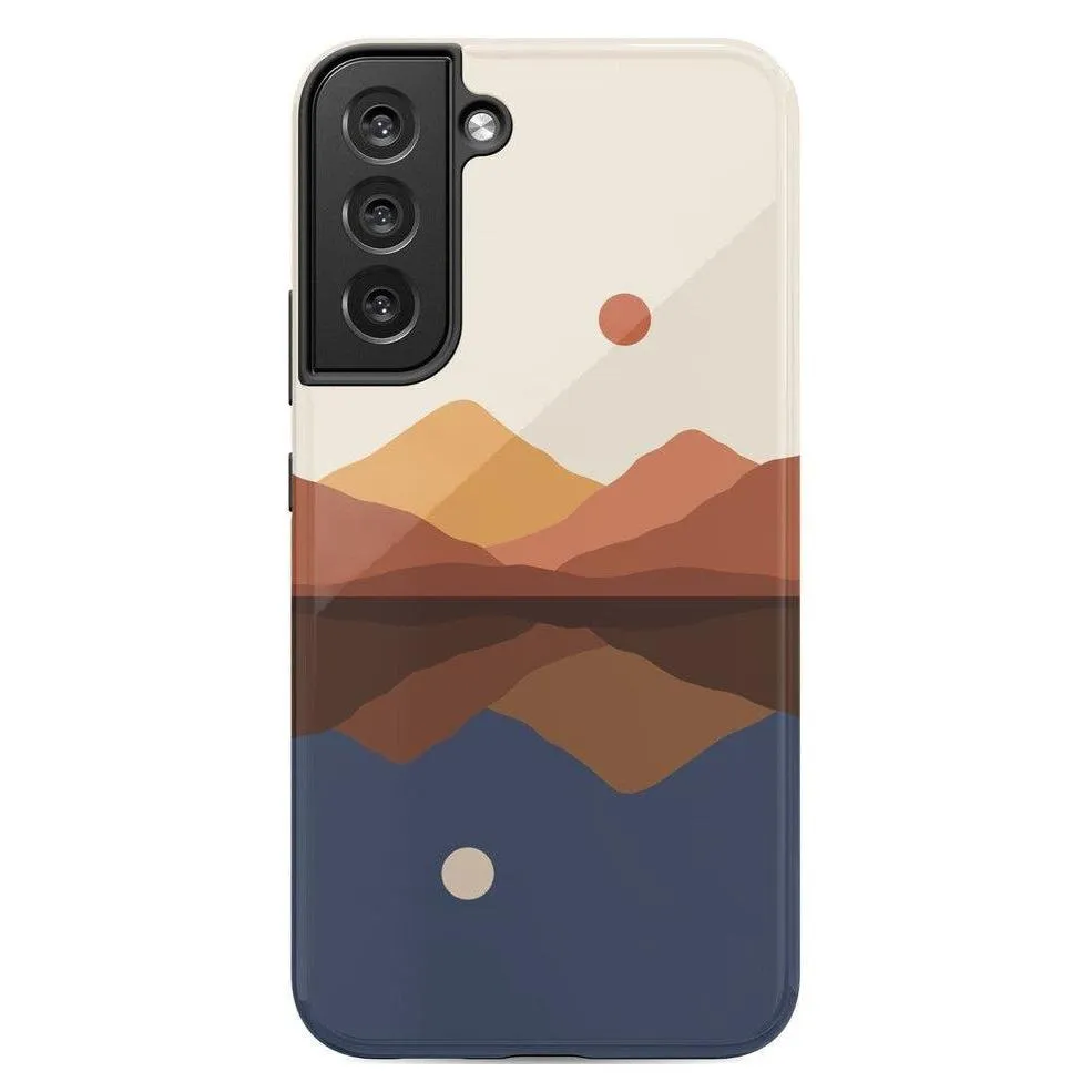 Best-Selling Opposites Attract | Day & Night Colorblock Mountains Samsung Case  Going Fast!