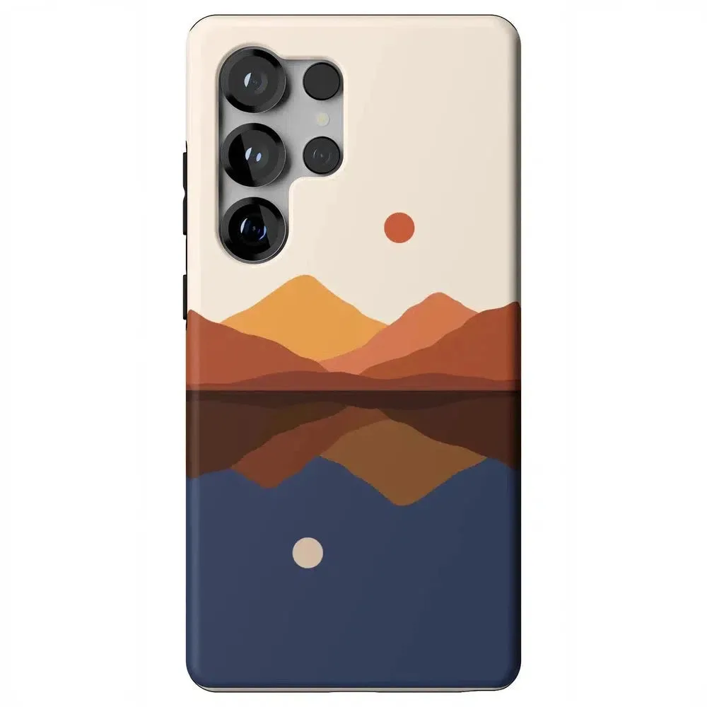 Best-Selling Opposites Attract | Day & Night Colorblock Mountains Samsung Case  Going Fast!