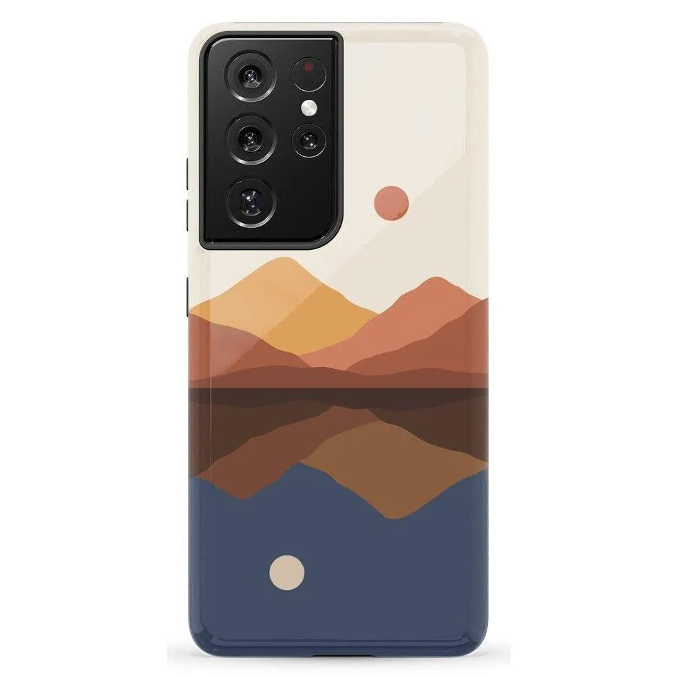 Best-Selling Opposites Attract | Day & Night Colorblock Mountains Samsung Case  Going Fast!