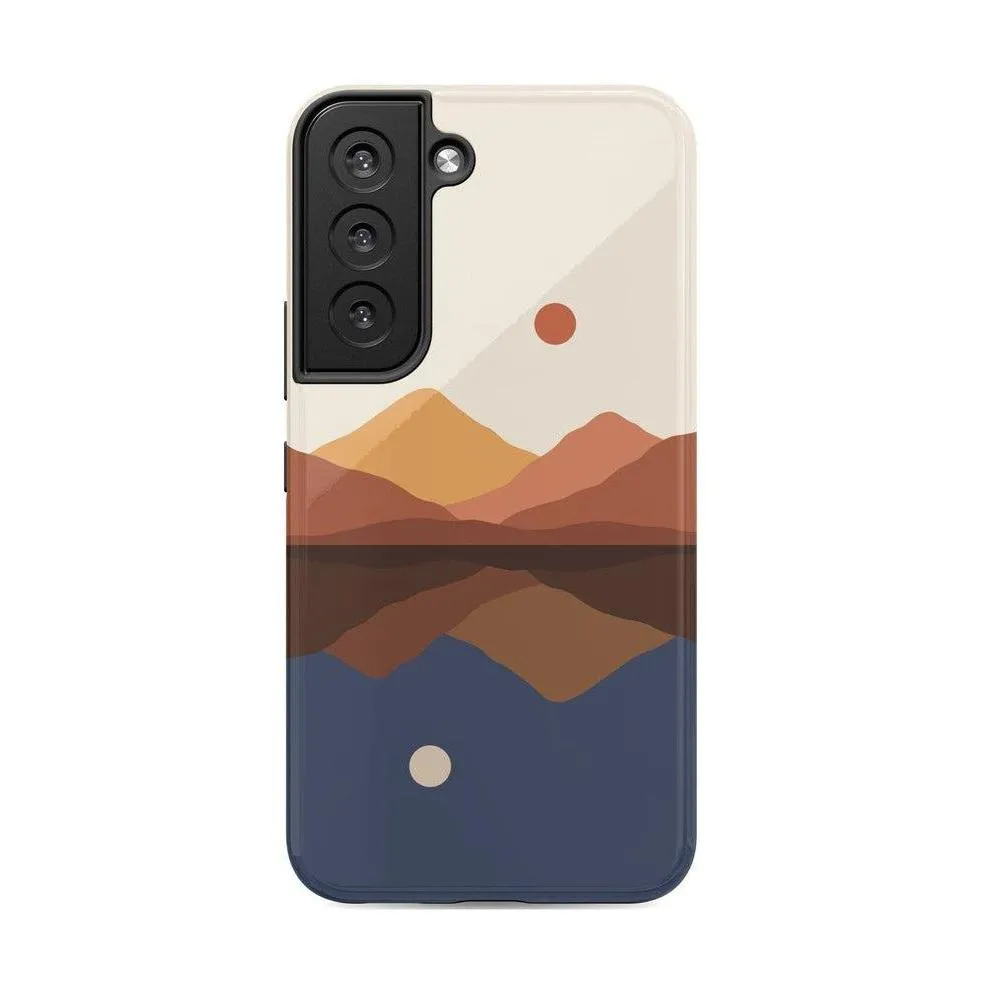 Best-Selling Opposites Attract | Day & Night Colorblock Mountains Samsung Case  Going Fast!