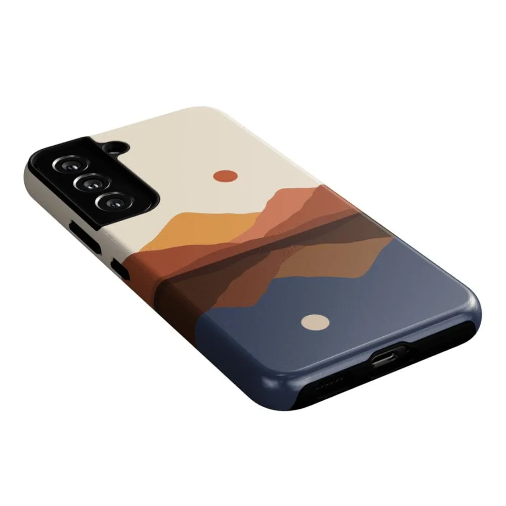 Best-Selling Opposites Attract | Day & Night Colorblock Mountains Samsung Case  Going Fast!