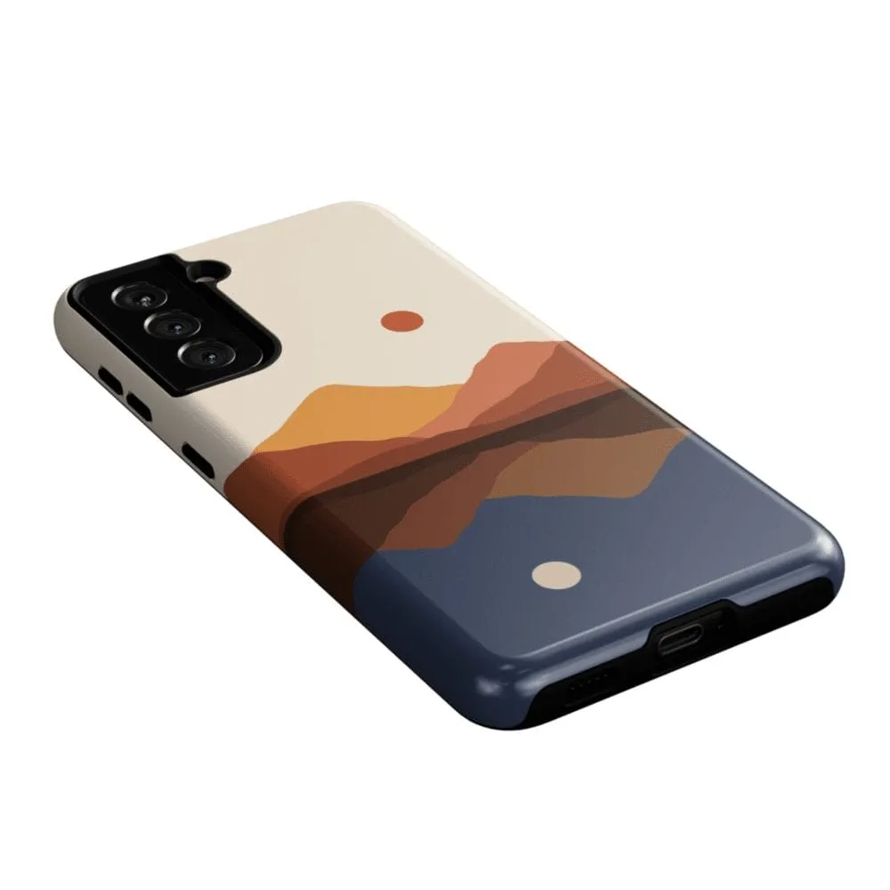 Best-Selling Opposites Attract | Day & Night Colorblock Mountains Samsung Case  Going Fast!