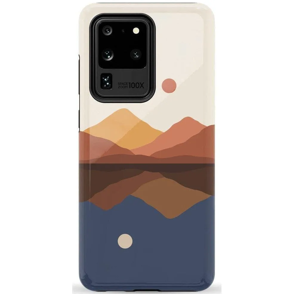 Best-Selling Opposites Attract | Day & Night Colorblock Mountains Samsung Case  Going Fast!