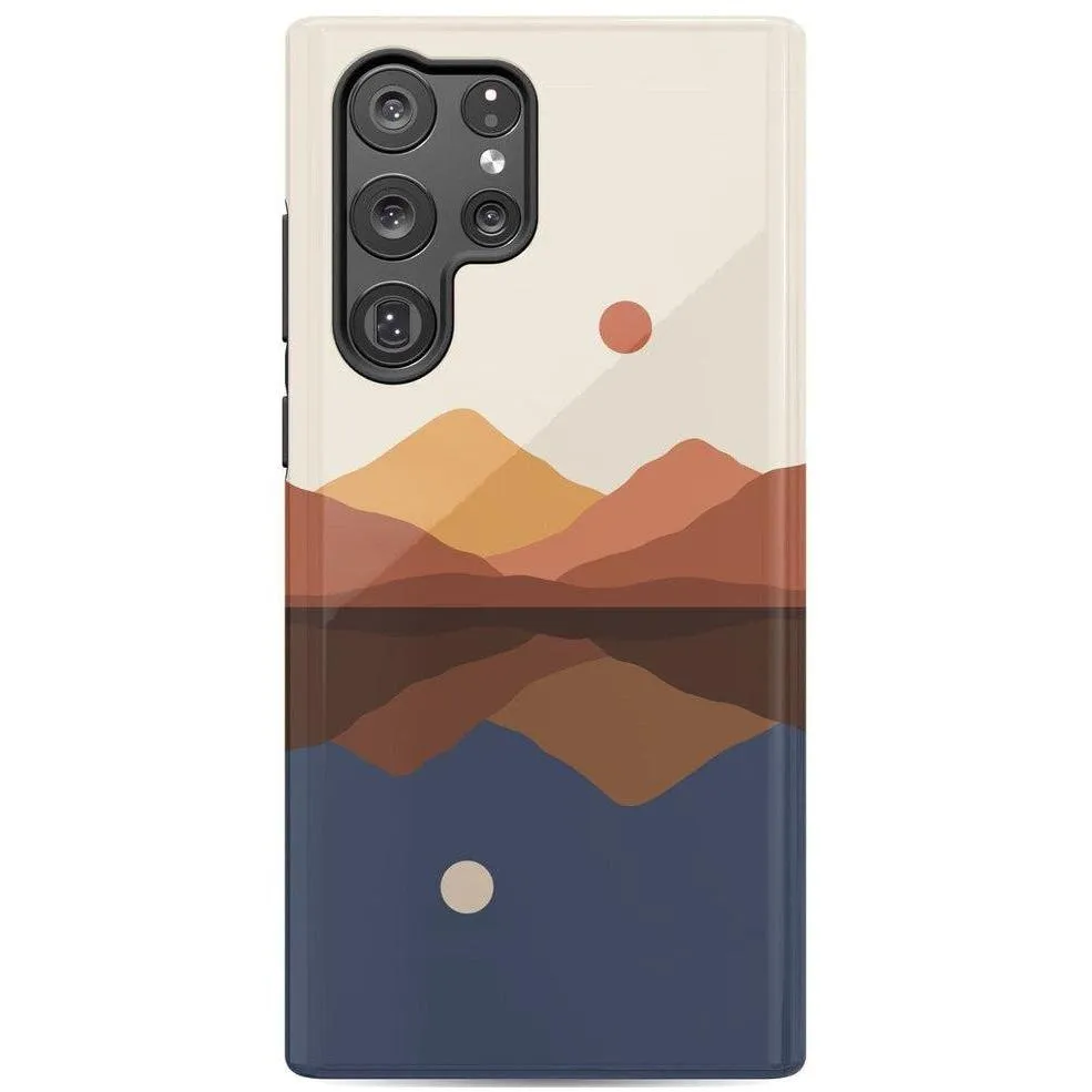 Best-Selling Opposites Attract | Day & Night Colorblock Mountains Samsung Case  Going Fast!