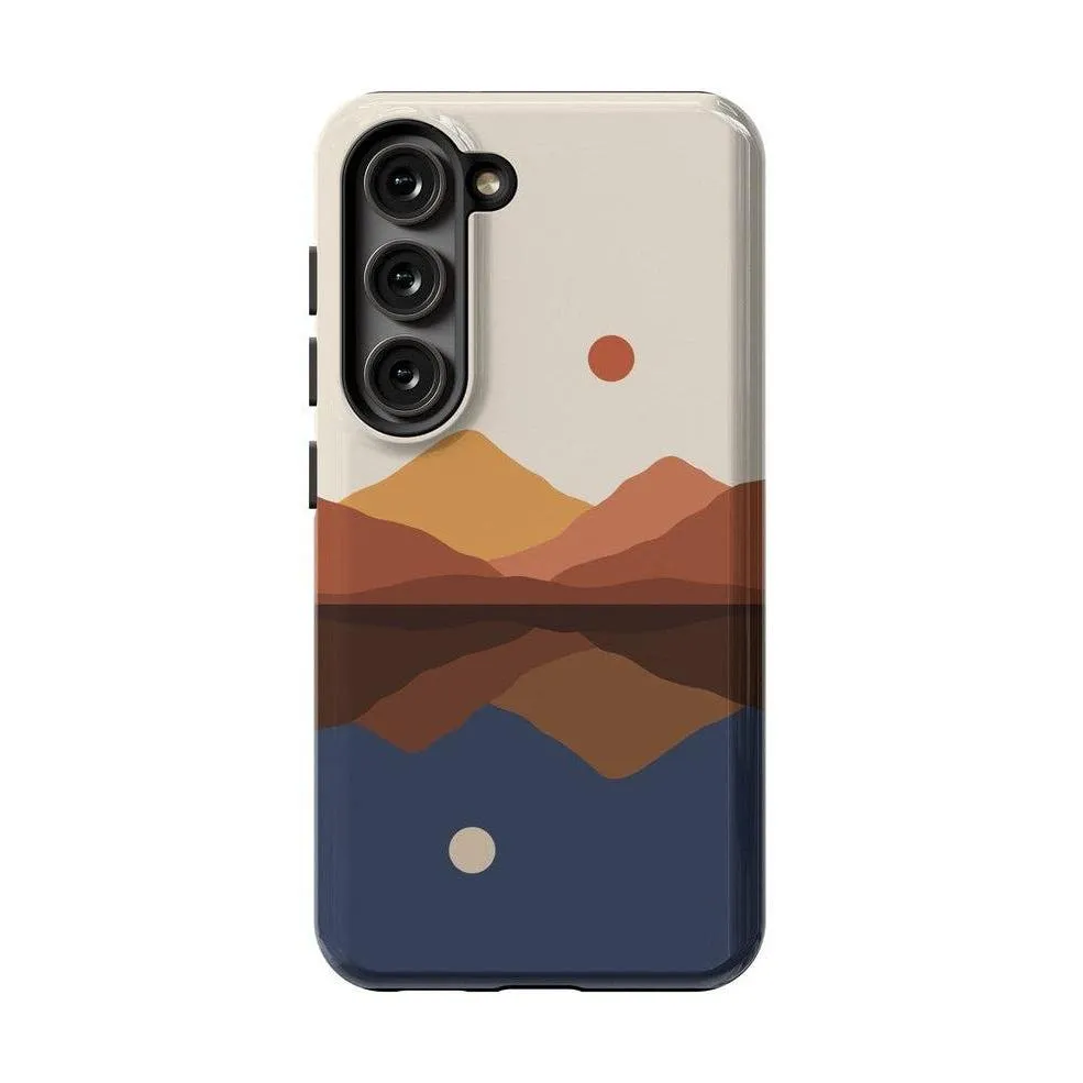 Best-Selling Opposites Attract | Day & Night Colorblock Mountains Samsung Case  Going Fast!