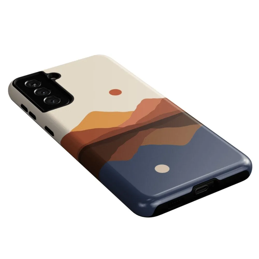 Best-Selling Opposites Attract | Day & Night Colorblock Mountains Samsung Case  Going Fast!