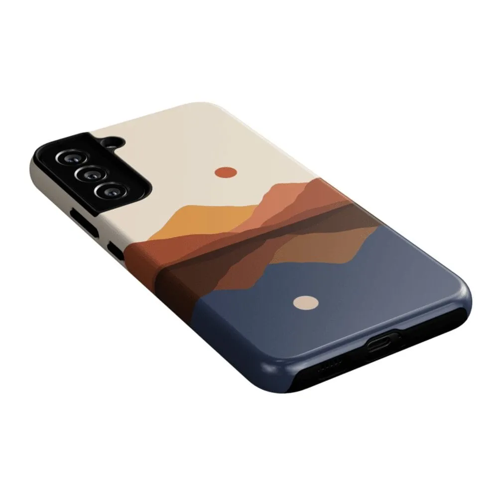 Best-Selling Opposites Attract | Day & Night Colorblock Mountains Samsung Case  Going Fast!
