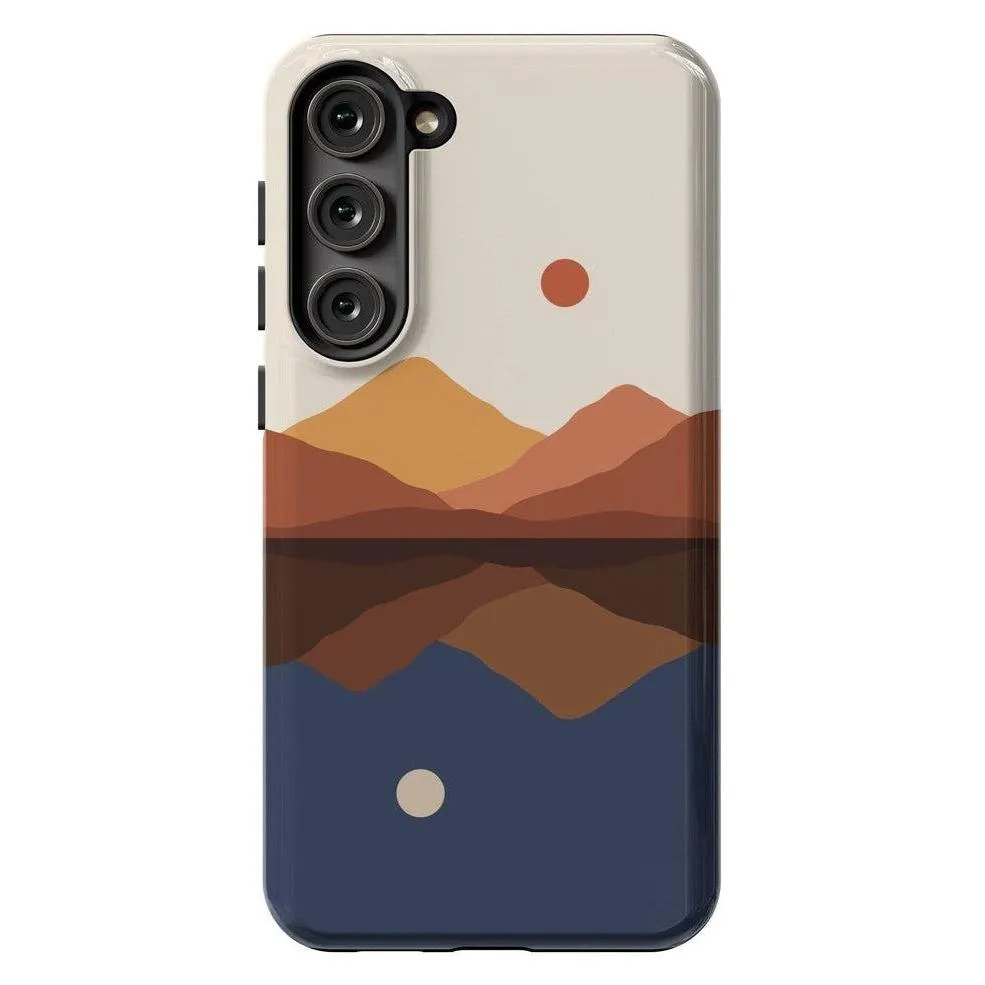 Best-Selling Opposites Attract | Day & Night Colorblock Mountains Samsung Case  Going Fast!