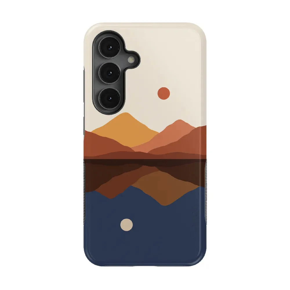 Best-Selling Opposites Attract | Day & Night Colorblock Mountains Samsung Case  Going Fast!