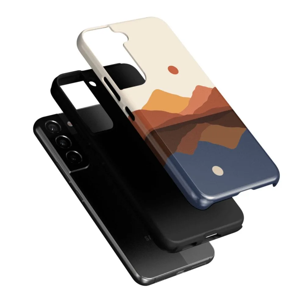 Best-Selling Opposites Attract | Day & Night Colorblock Mountains Samsung Case  Going Fast!