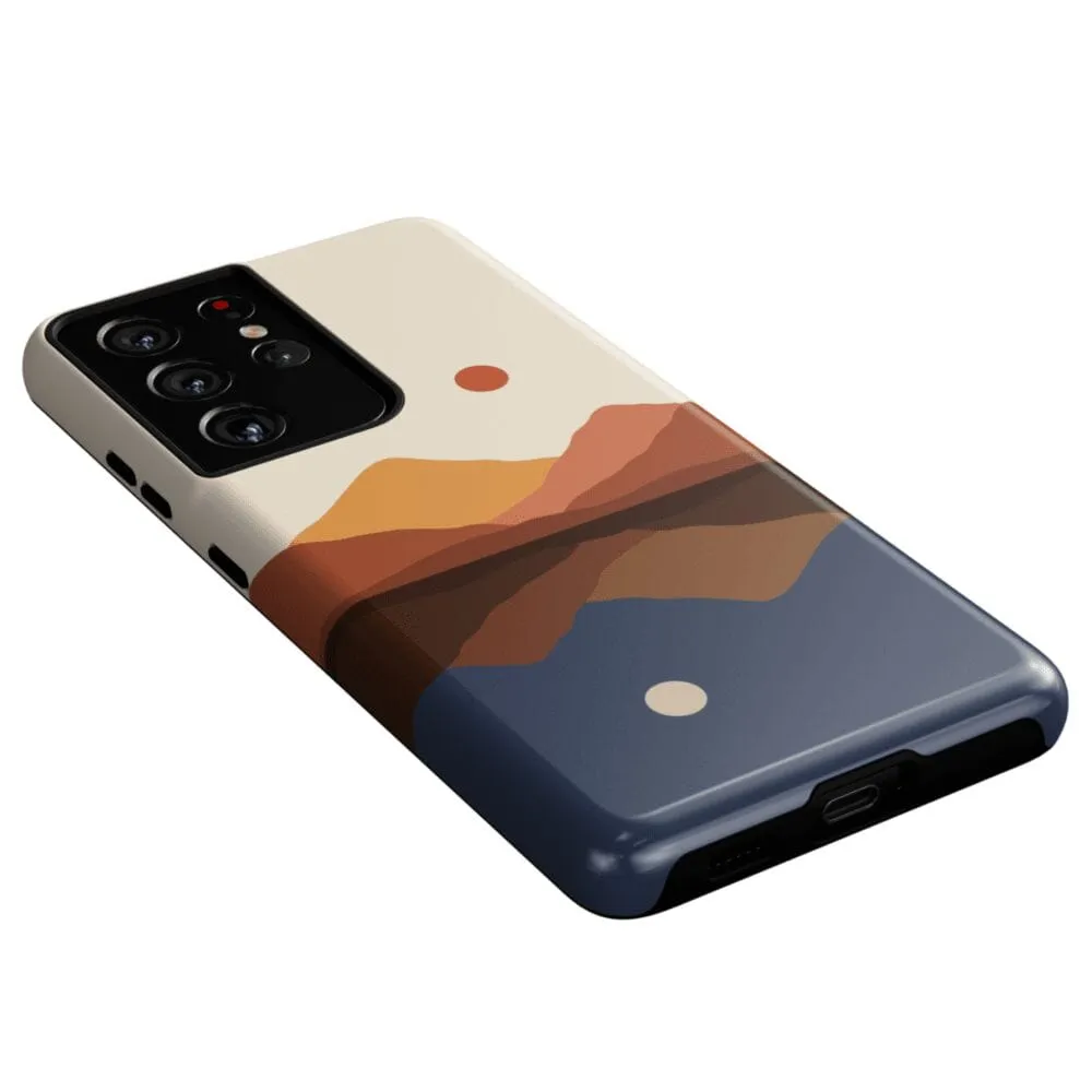 Best-Selling Opposites Attract | Day & Night Colorblock Mountains Samsung Case  Going Fast!
