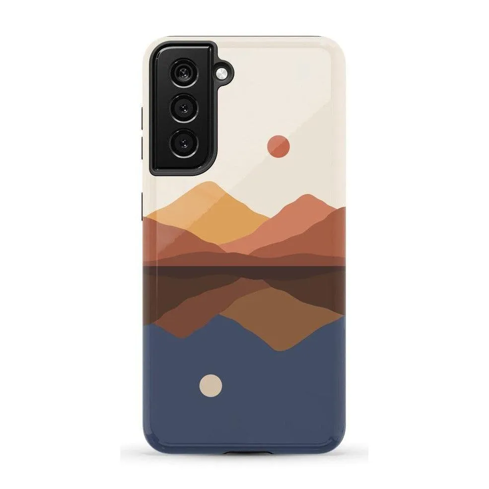 Best-Selling Opposites Attract | Day & Night Colorblock Mountains Samsung Case  Going Fast!