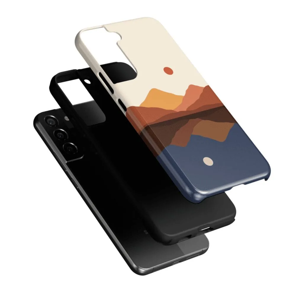 Best-Selling Opposites Attract | Day & Night Colorblock Mountains Samsung Case  Going Fast!