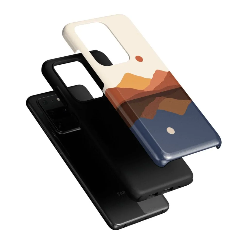Best-Selling Opposites Attract | Day & Night Colorblock Mountains Samsung Case  Going Fast!