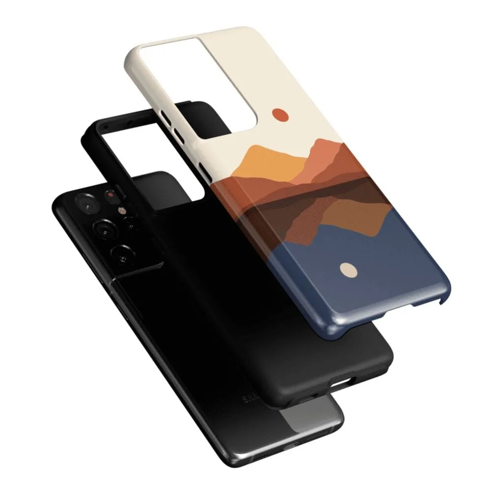 Best-Selling Opposites Attract | Day & Night Colorblock Mountains Samsung Case  Going Fast!