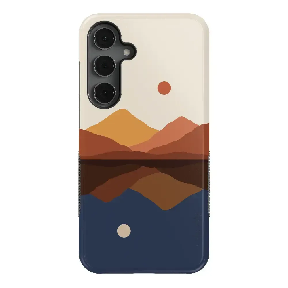 Best-Selling Opposites Attract | Day & Night Colorblock Mountains Samsung Case  Going Fast!