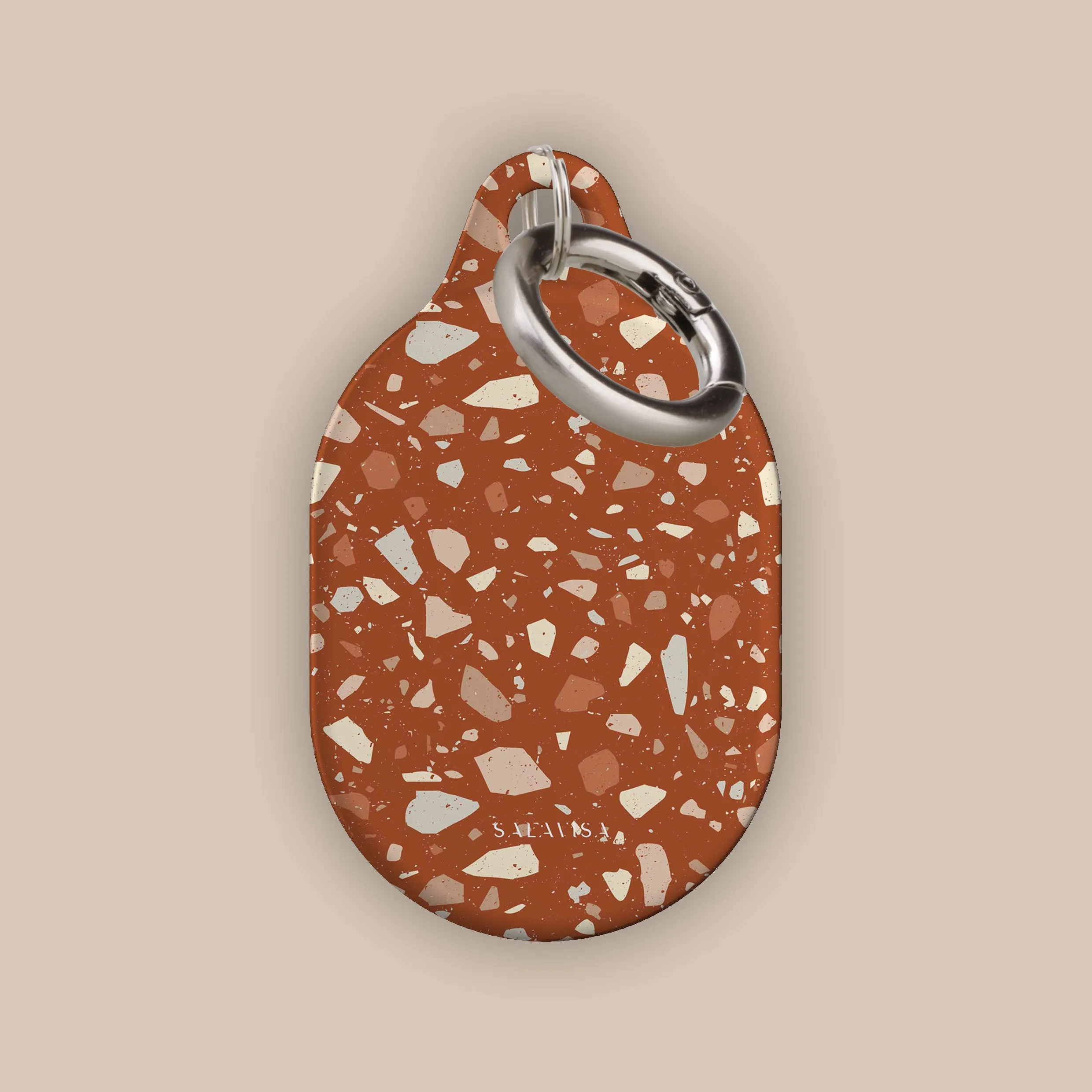 Best-Selling Orange Terrazzo AirTag Holder  Last Chance!
