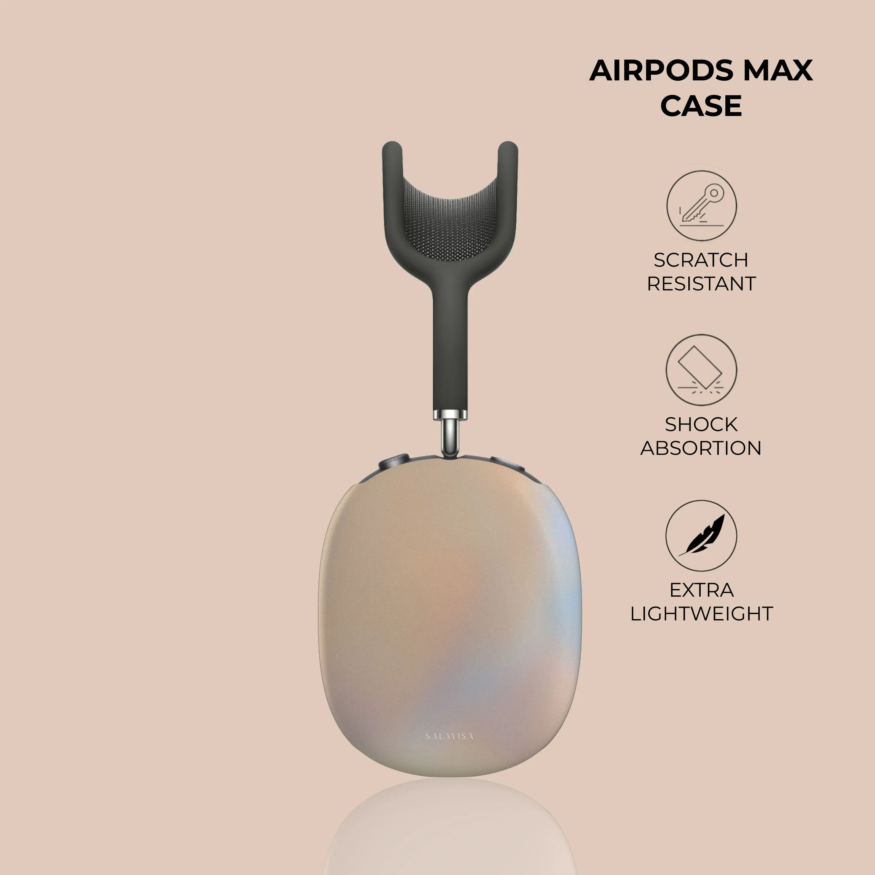 Best-Selling Peach Glow AirPods Max Case  Stylish & Comfortable