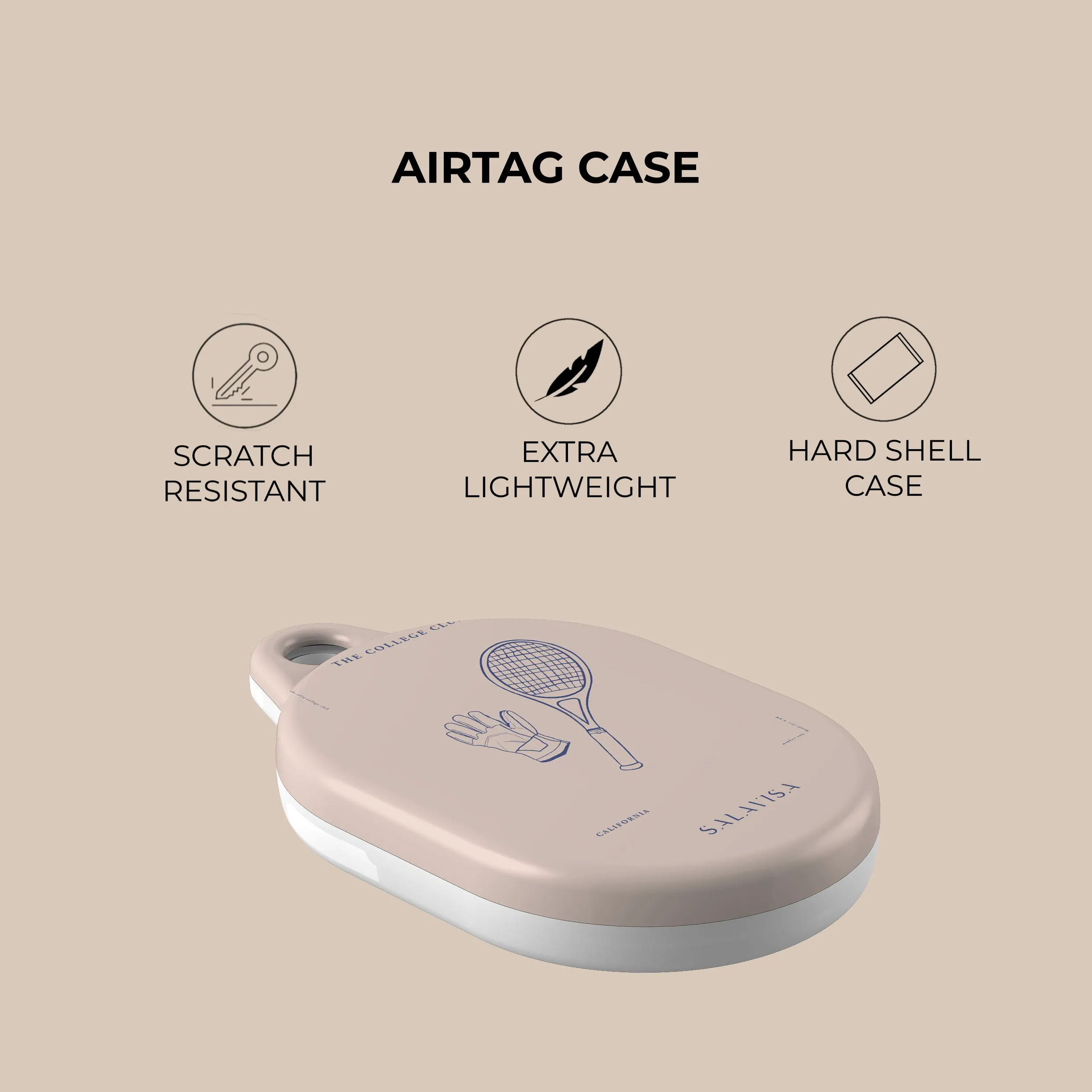 Best-Selling Pink The College AirTag Holder  Limited Release!