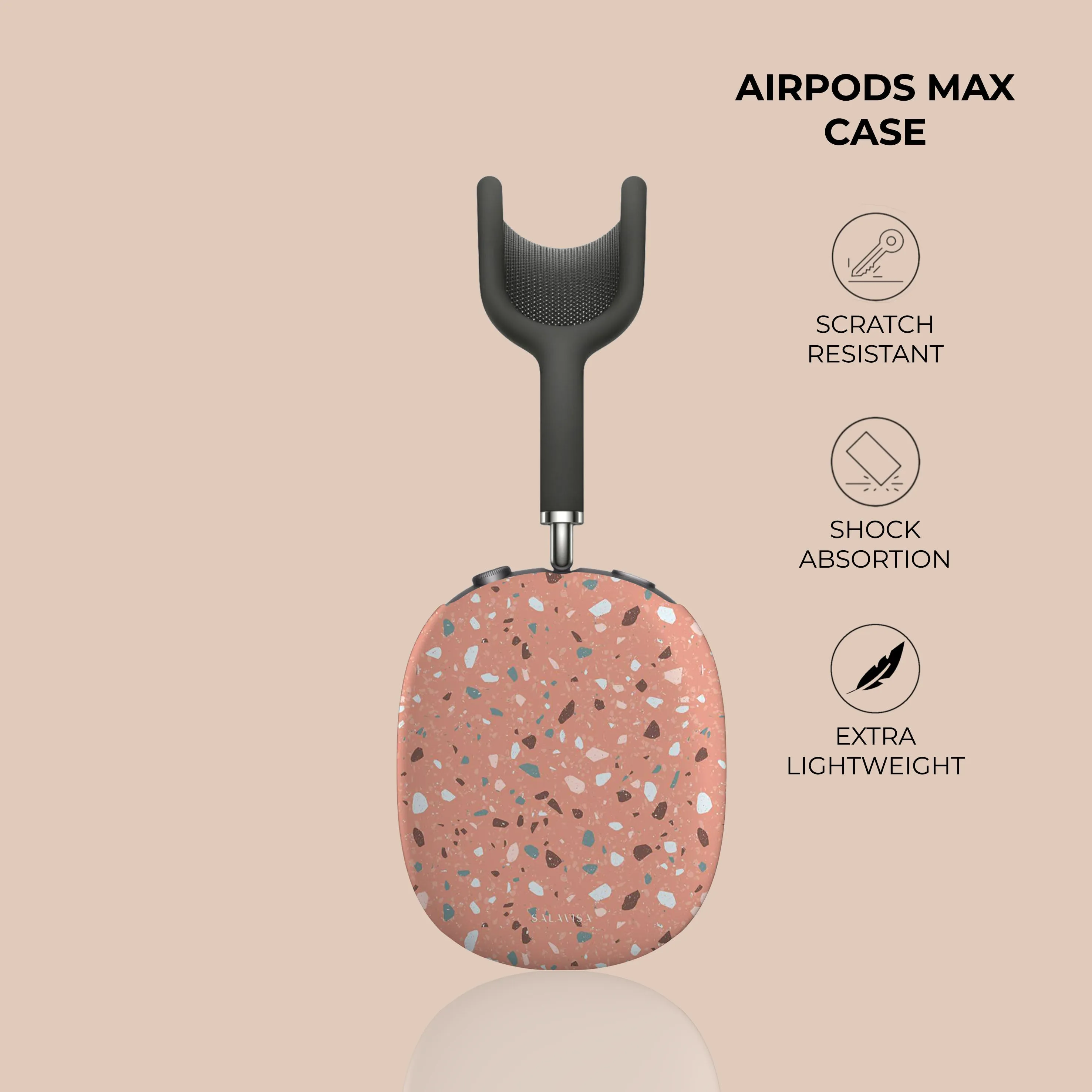 Best-Selling Pinky Terrazzo AirPods Max Case  Dont Miss Out!