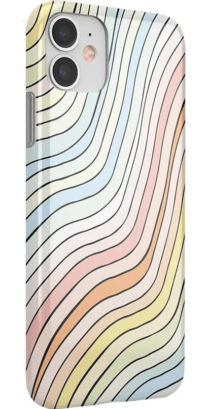 Best-Selling Ride The Wave | Pastel Rainbow Lined Case  Ends Soon!
