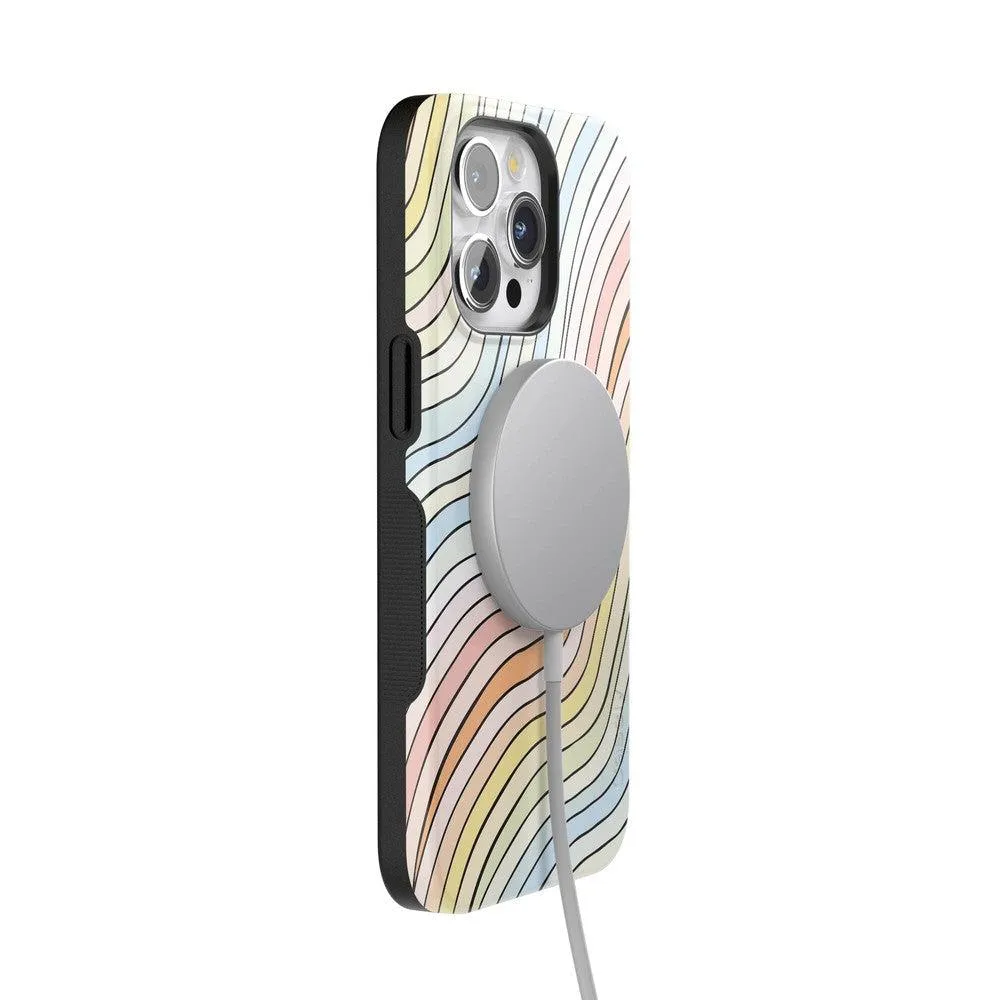 Best-Selling Ride The Wave | Pastel Rainbow Lined Case  Ends Soon!