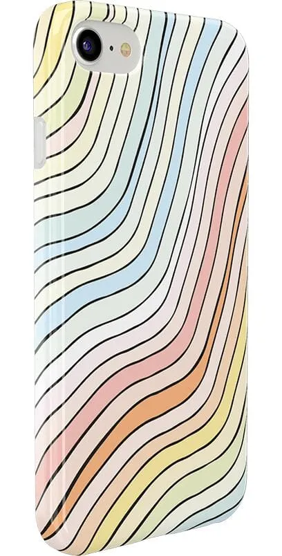 Best-Selling Ride The Wave | Pastel Rainbow Lined Case  Ends Soon!