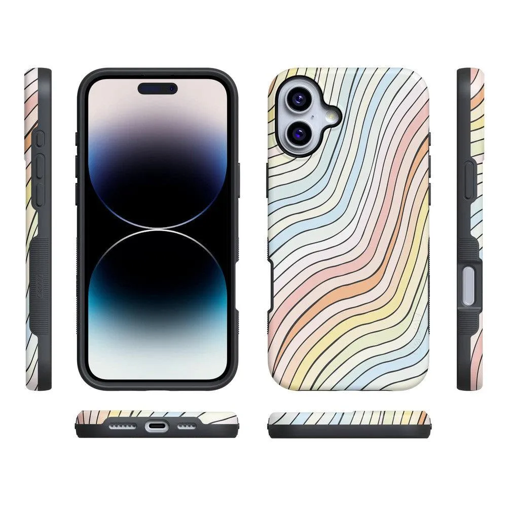 Best-Selling Ride The Wave | Pastel Rainbow Lined Case  Ends Soon!