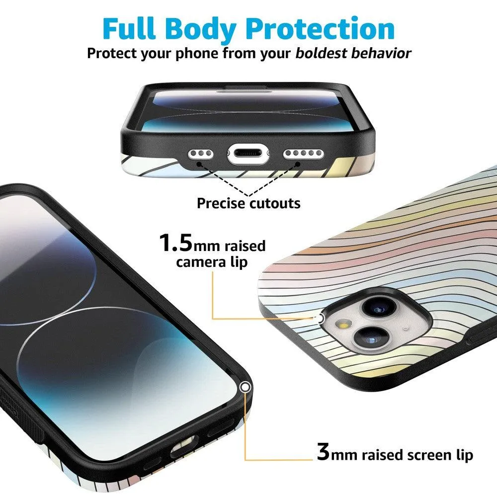 Best-Selling Ride The Wave | Pastel Rainbow Lined Case  Ends Soon!