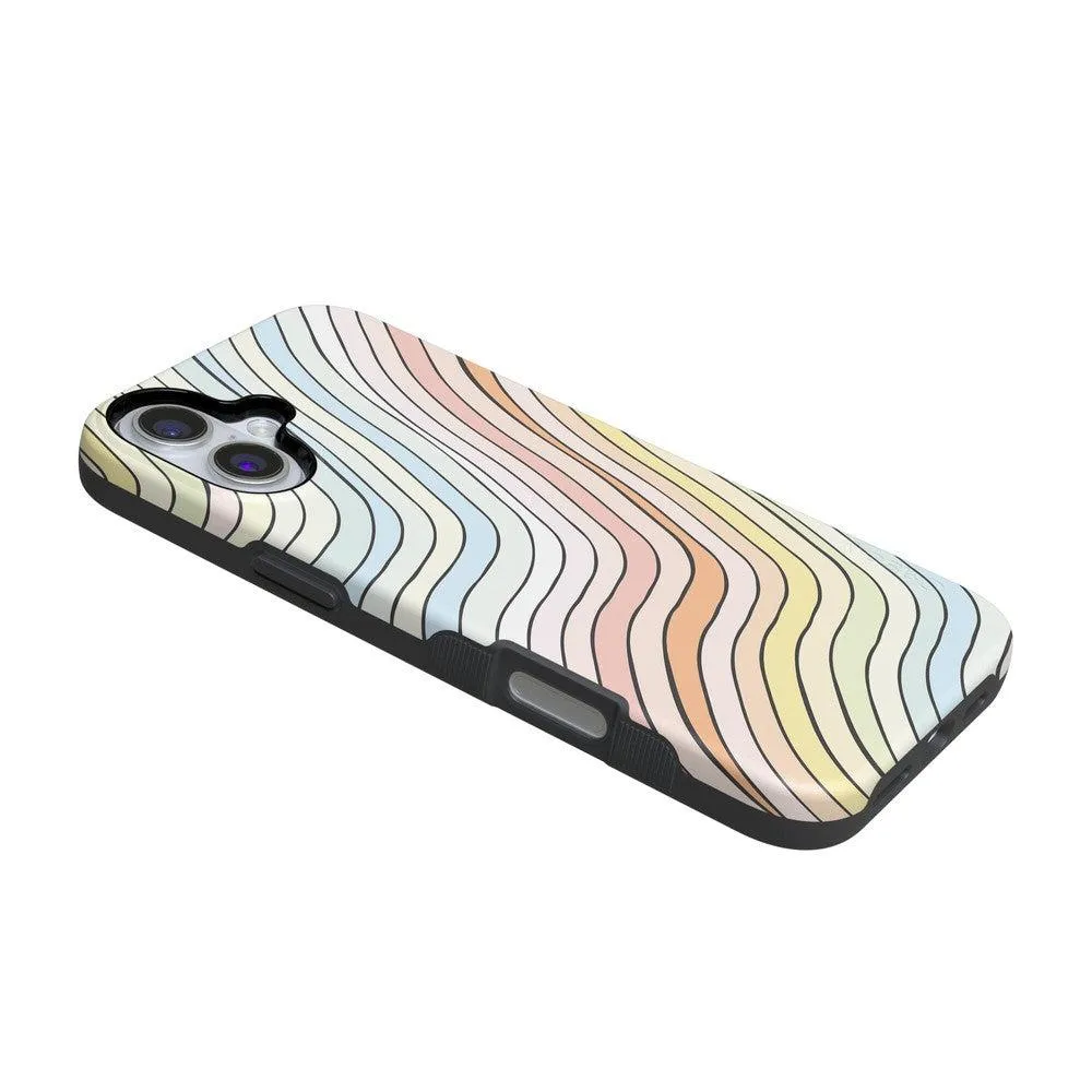 Best-Selling Ride The Wave | Pastel Rainbow Lined Case  Ends Soon!