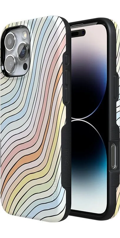 Best-Selling Ride The Wave | Pastel Rainbow Lined Case  Ends Soon!
