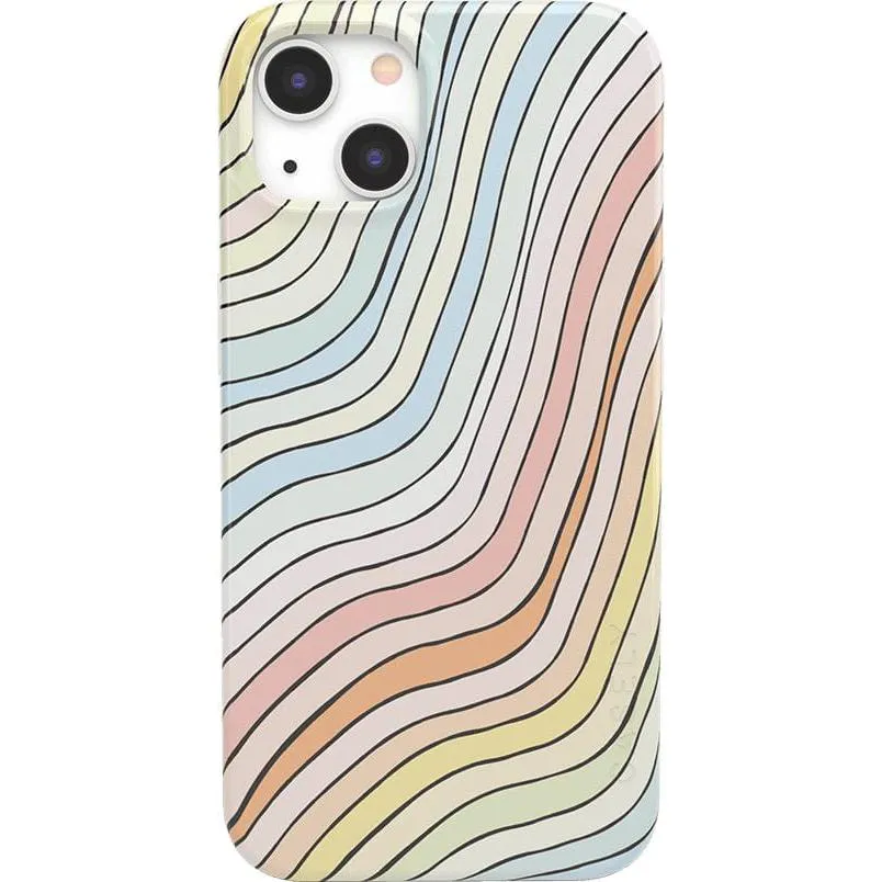 Best-Selling Ride The Wave | Pastel Rainbow Lined Case  Ends Soon!