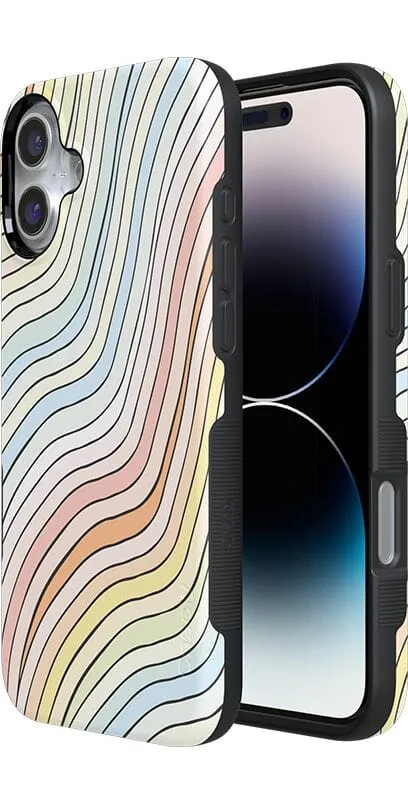 Best-Selling Ride The Wave | Pastel Rainbow Lined Case  Ends Soon!