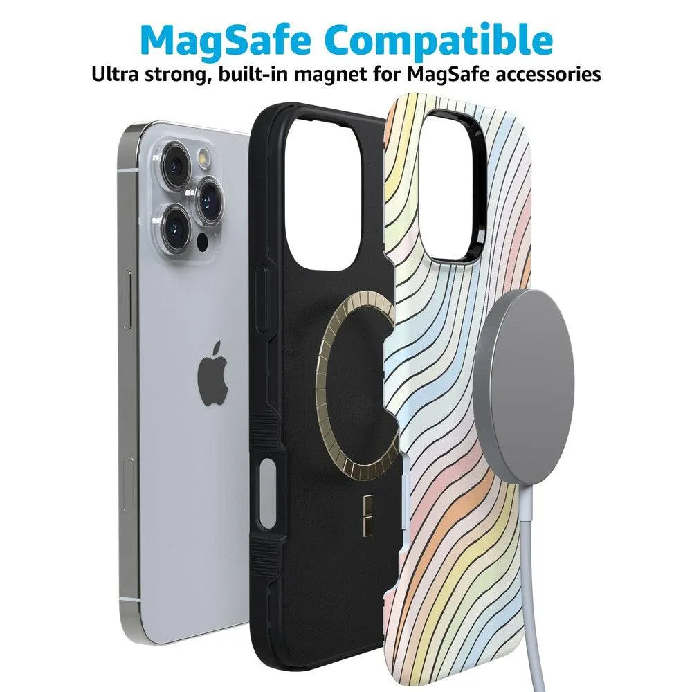 Best-Selling Ride The Wave | Pastel Rainbow Lined Case  Ends Soon!