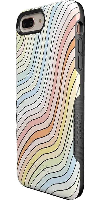 Best-Selling Ride The Wave | Pastel Rainbow Lined Case  Ends Soon!