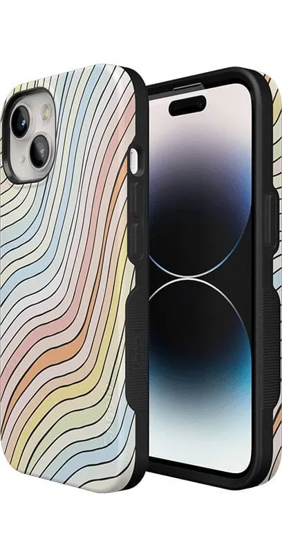 Best-Selling Ride The Wave | Pastel Rainbow Lined Case  Ends Soon!