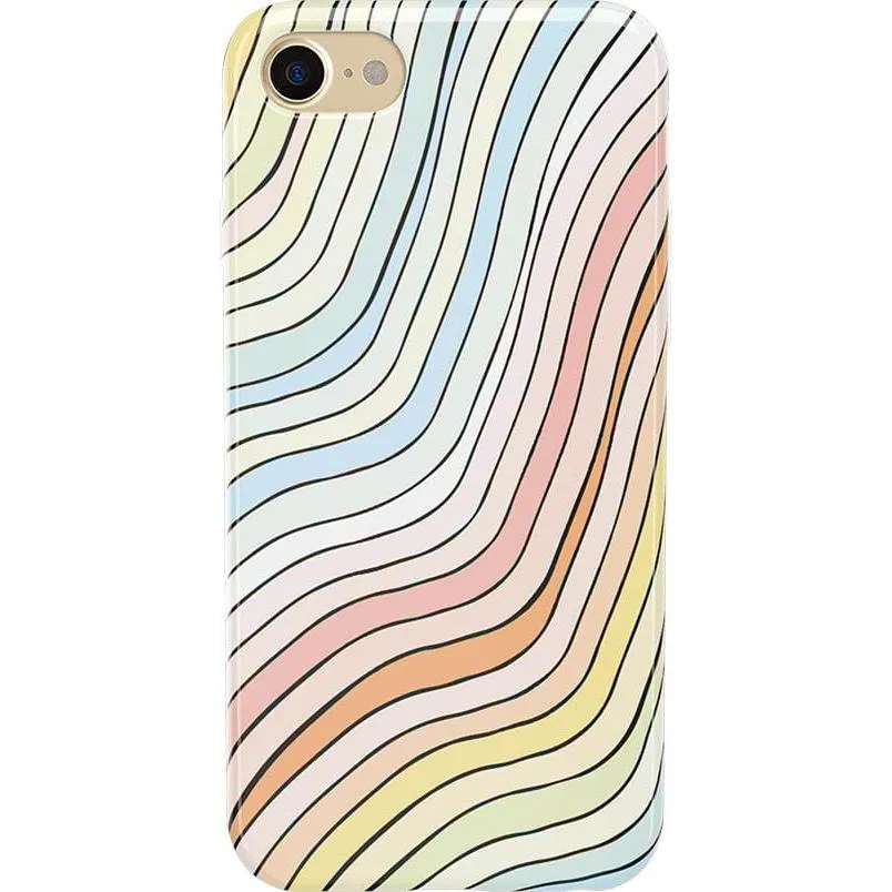 Best-Selling Ride The Wave | Pastel Rainbow Lined Case  Ends Soon!