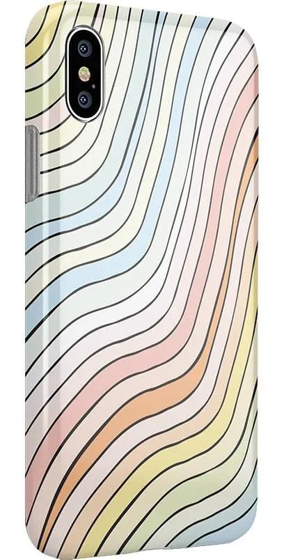 Best-Selling Ride The Wave | Pastel Rainbow Lined Case  Ends Soon!