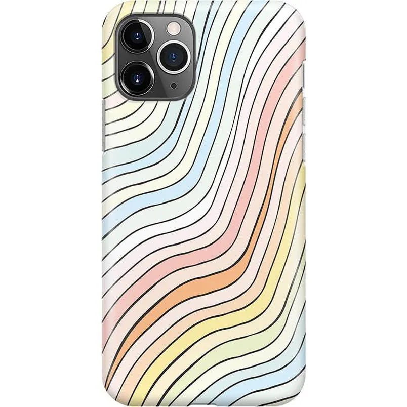 Best-Selling Ride The Wave | Pastel Rainbow Lined Case  Ends Soon!