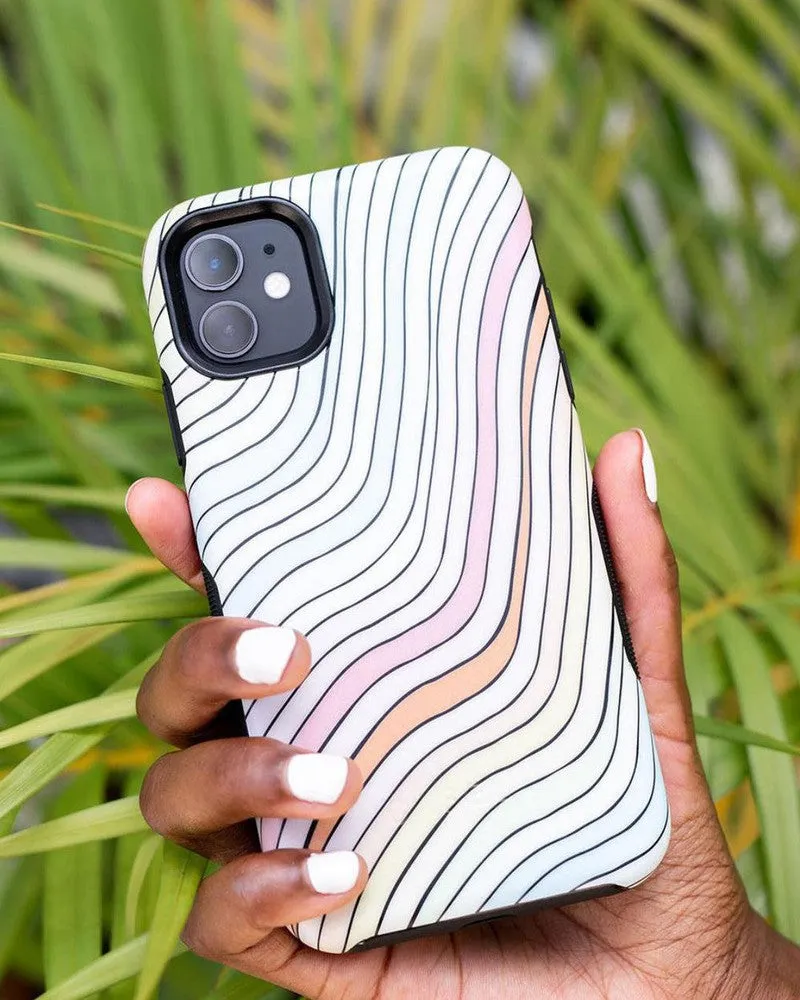 Best-Selling Ride The Wave | Pastel Rainbow Lined Case  Ends Soon!