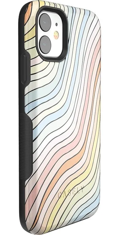 Best-Selling Ride The Wave | Pastel Rainbow Lined Case  Ends Soon!