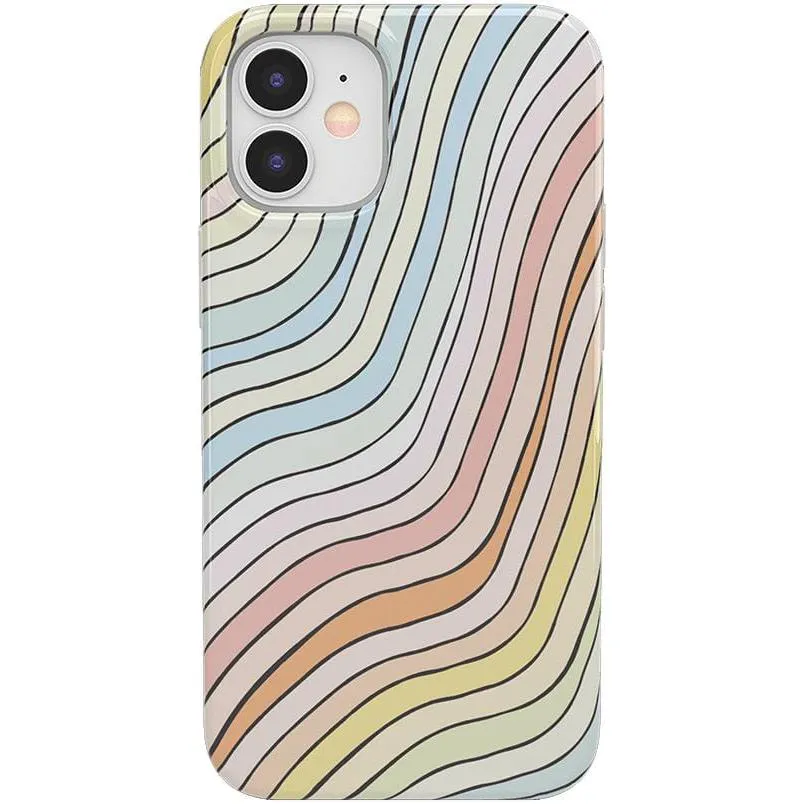 Best-Selling Ride The Wave | Pastel Rainbow Lined Case  Ends Soon!