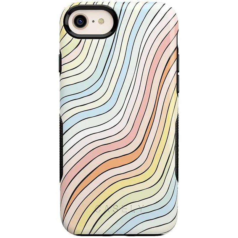 Best-Selling Ride The Wave | Pastel Rainbow Lined Case  Ends Soon!