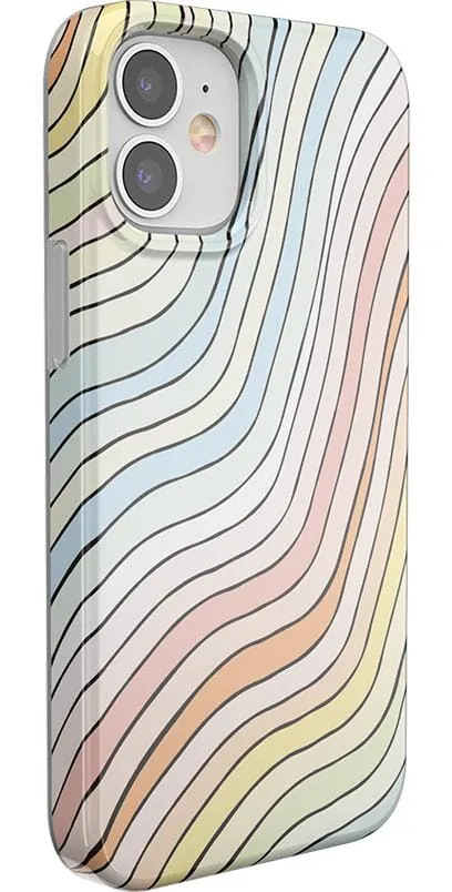 Best-Selling Ride The Wave | Pastel Rainbow Lined Case  Ends Soon!