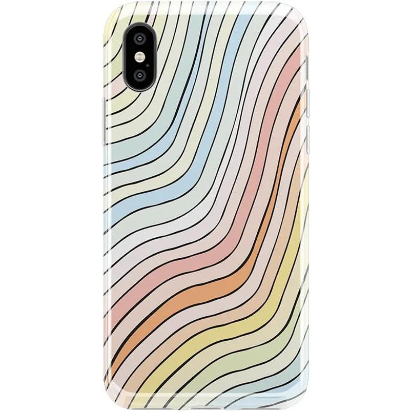 Best-Selling Ride The Wave | Pastel Rainbow Lined Case  Ends Soon!