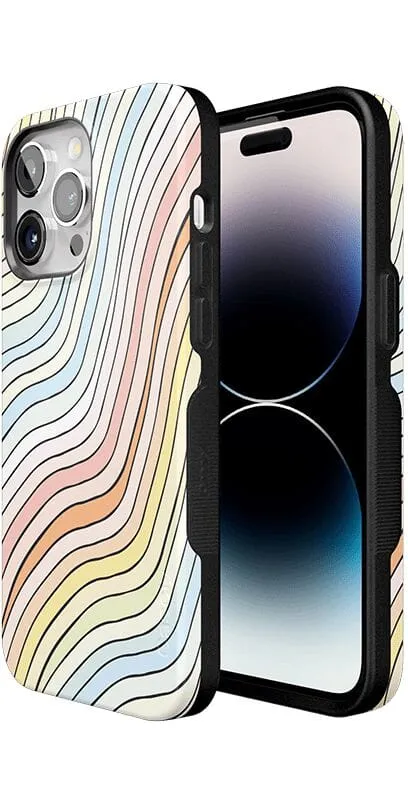 Best-Selling Ride The Wave | Pastel Rainbow Lined Case  Ends Soon!