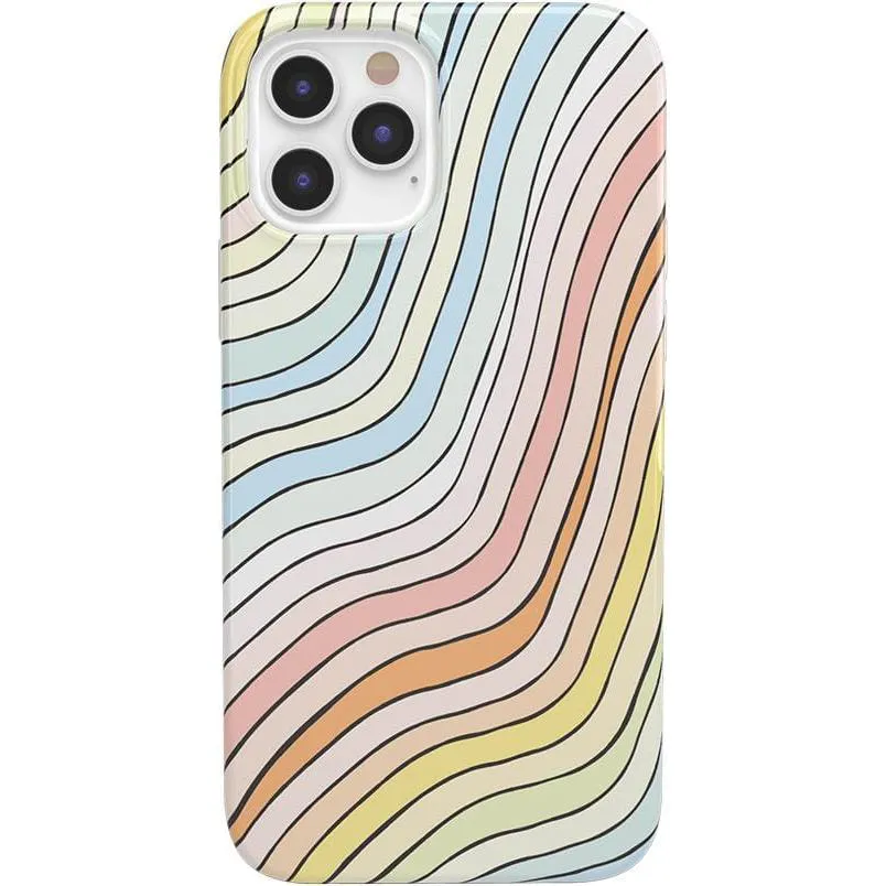 Best-Selling Ride The Wave | Pastel Rainbow Lined Case  Ends Soon!