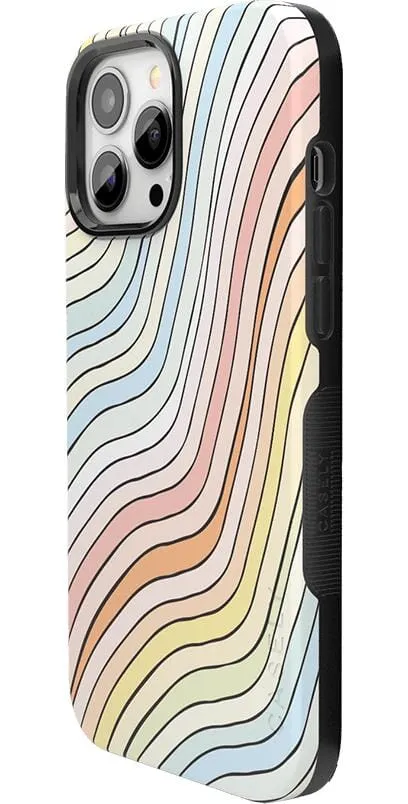 Best-Selling Ride The Wave | Pastel Rainbow Lined Case  Ends Soon!