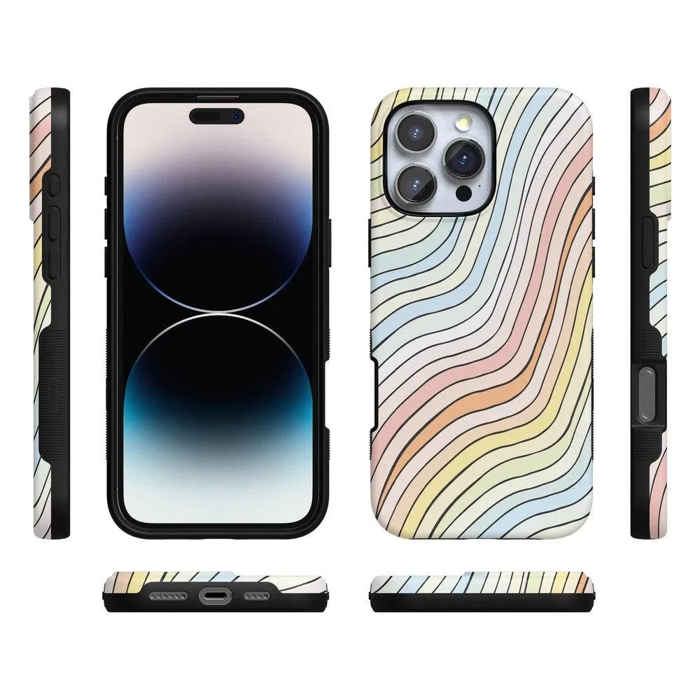 Best-Selling Ride The Wave | Pastel Rainbow Lined Case  Ends Soon!